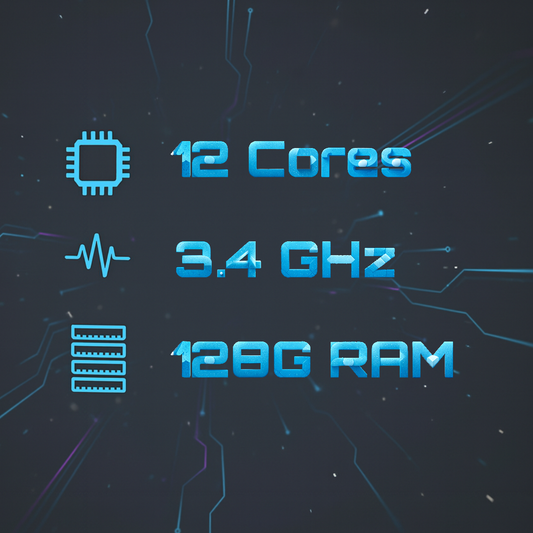 2x Intel Gold 6128, 128G 2x 240G SSD, 1 Gbps Uplink, 1 Dedicated IP