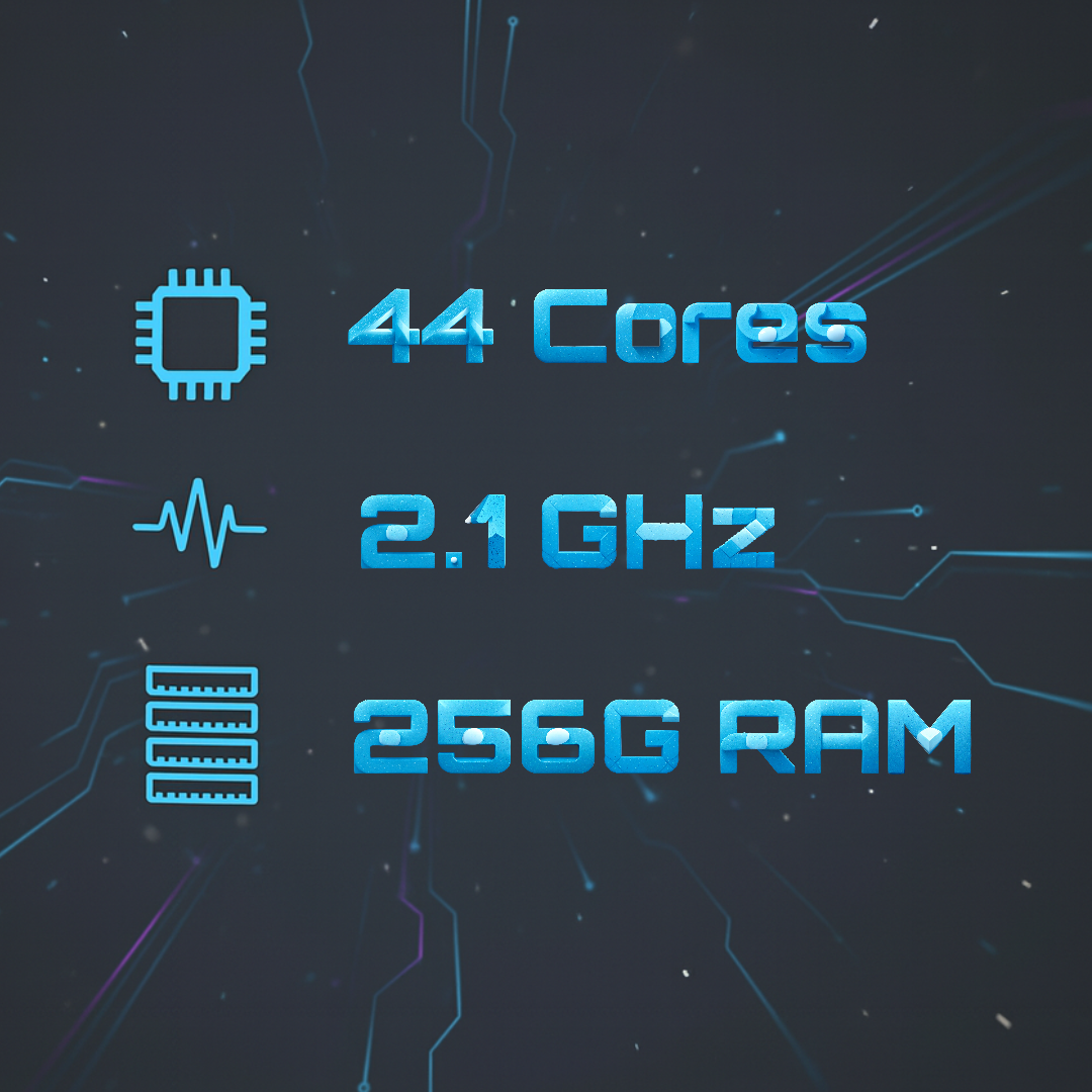 2x Intel Gold 6152, 256G 2x 1TB SSD, 1Gbps Uplink, 1 Dedicated IP
