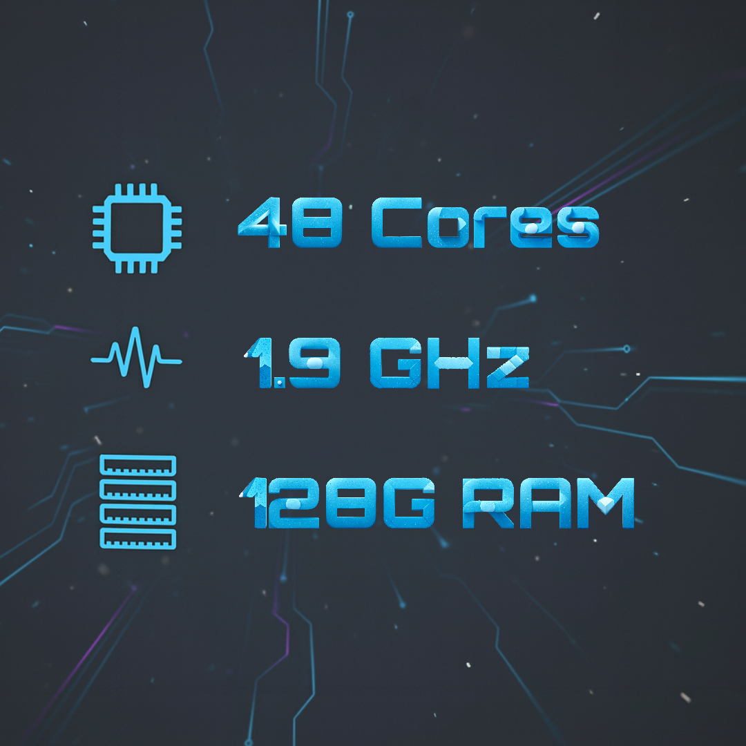 2x Intel Gold 6162, 128G, 2x 240G SSD, 1 Gbps Uplink, 1 Dedicated IP
